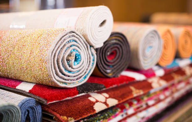 Luxury carpet selection at Zawyar Carpet Shop Dubai